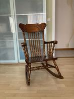 Schommelstoel hout, Huis en Inrichting, Ophalen, Gebruikt, Bruin, Eén