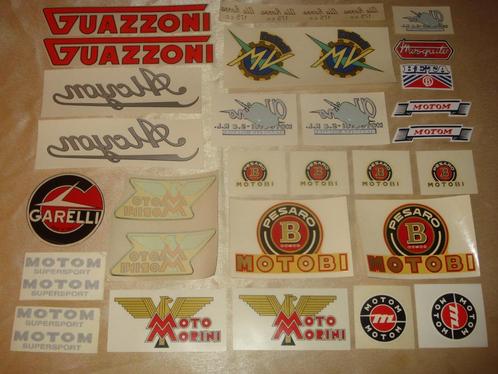 Lot N°2 d'Autocollants - Décalcomanies pour Motos Italiennes, Motoren, Accessoires | Stickers, Ophalen of Verzenden
