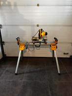 DeWalt afkortzaag DWS774-qs met onderstel DE7033, Doe-het-zelf en Bouw, Ophalen, 70 mm of meer, Zo goed als nieuw, Dewalt