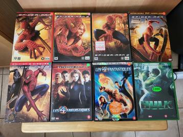 Lot DVD de films de super-héros (Marvel, DC, …) beschikbaar voor biedingen