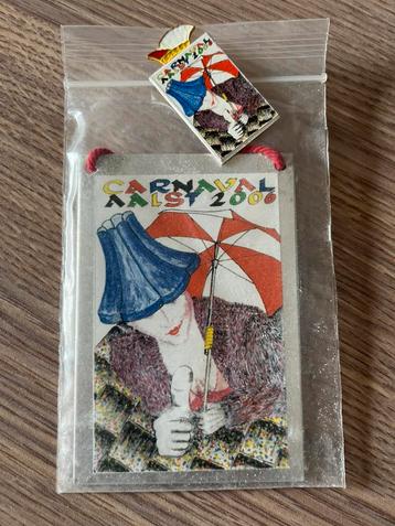 Aalst Carnaval medaille + pin/speld 2006, Enlèvement ou Envoi, Comme neuf
