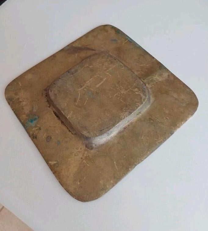 Koperen asbak 500gr, Ophalen of Verzenden, Koper