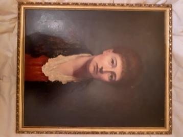 Schilderij antiek  beschikbaar voor biedingen