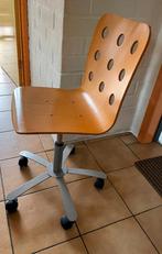 Chaise de bureau IKEA en bois, Enlèvement, Utilisé, Brun, Chaise de bureau