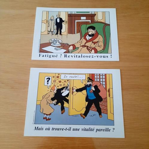 feuillets publicitaires pour Revitalose, Tintin, Verzamelen, Stripfiguren, Nieuw, Kuifje, Ophalen of Verzenden