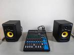 Yamaha MG12XU live mixer + 2 KRK RP5 G3 actieve monitors, Ophalen