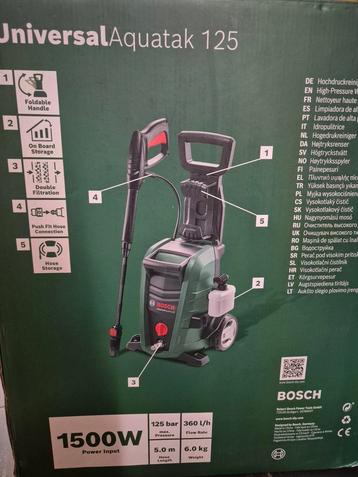 Bosch hogedrukreiniger 125 bar - nog in de doos beschikbaar voor biedingen