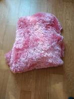 Vintage bedsprei 1 persoon roze merk Ourson in Dralon PRIJS, Ophalen of Verzenden, Zo goed als nieuw
