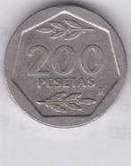 Munteenheid Spanje: 200 pesetas 1986, Ophalen of Verzenden, Overige landen, Losse munt