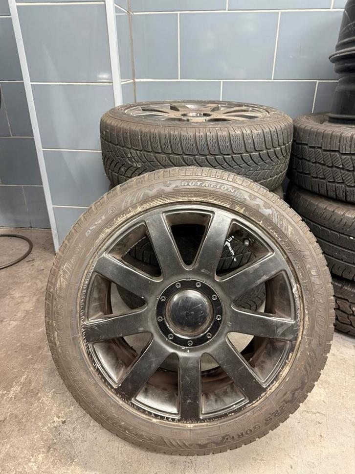 Originele VW velgenset met banden – 17 inch, Auto-onderdelen, Banden en Velgen, Band(en), 17 inch, Ophalen