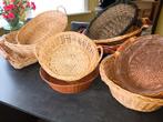 11 verschillende rieten manden, Enlèvement ou Envoi, Comme neuf, Osier, Panier