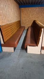 7 horeca wand banken ZGAN 2,60 chesterfield vintage velours!, Zakelijke goederen, Ophalen of Verzenden, Gebruikt, Meubilair