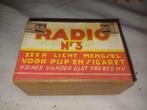 Oud pakje tabak RADIO Usines Vander Elst, Ophalen of Verzenden, Gebruikt, Reclamebord