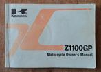 Kawasaki Z1100GP handleiding - Instructieboekje, Motoren, Handleidingen en Instructieboekjes, Ophalen of Verzenden, Kawasaki