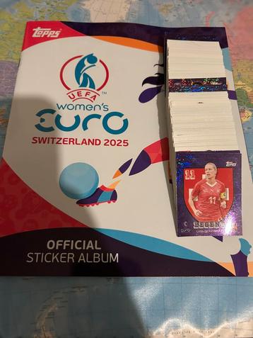 Topps Woman Euro 2025 Zwitserland  beschikbaar voor biedingen