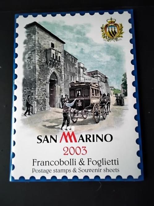 TIMBRES DE SAN-MARINO  ANNEE  2003, Postzegels en Munten, Postzegels | Thematische zegels, Ophalen of Verzenden