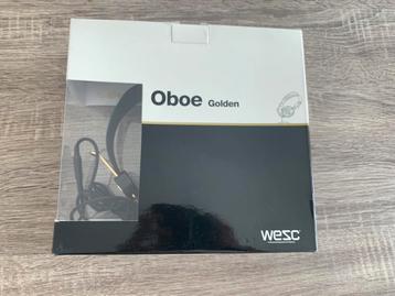 Hoofdtelefoon Wesc Oboe golden beschikbaar voor biedingen