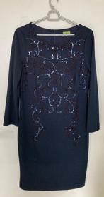 K.Design -marine blauwe jurk met pailletjes -maat 36_smal, K.Design, Blauw, Ophalen of Verzenden, Zo goed als nieuw