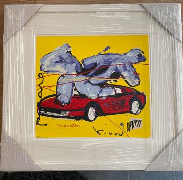 originele zeefdruk Herman Brood - TestaroSsa  Bea nr. 2-10 beschikbaar voor biedingen