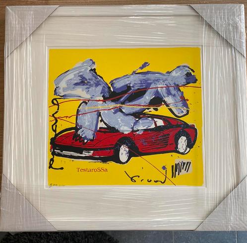originele zeefdruk Herman Brood - TestaroSsa  Bea nr. 2-10, Antiek en Kunst, Kunst | Schilderijen | Modern, Ophalen of Verzenden