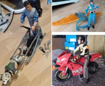 Lot de 3 Action-Man avec ses accessoires beschikbaar voor biedingen