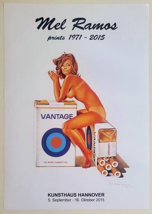Mel Ramos - Vantage - Hanovre 2015, Antiquités & Art, Art | Lithographies & Sérigraphies, Envoi