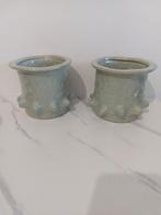 2 vases grès couleur celadon, Antiquités & Art, Antiquités | Céramique & Poterie, Enlèvement