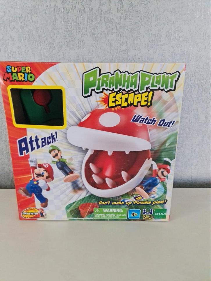 Gezelschapsspel : Super Mario Piranha Plant Escape, Hobby en Vrije tijd, Gezelschapsspellen | Overige, Zo goed als nieuw, Ophalen of Verzenden