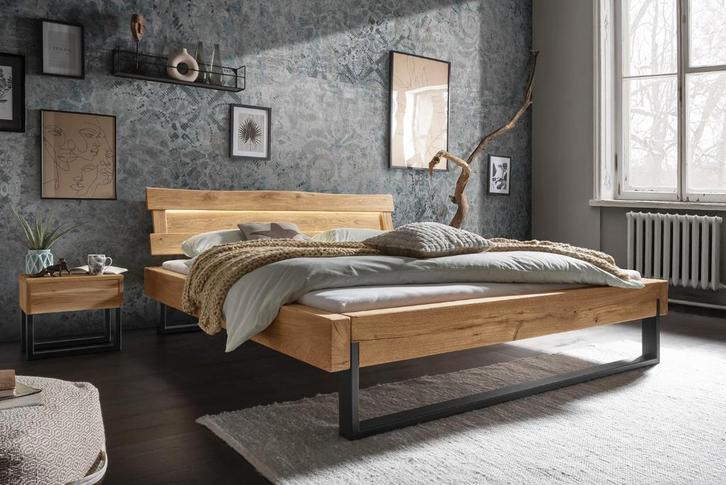 Unieke massief houten bedden bij Netbed. Veel keus, Maison & Meubles, Chambre à coucher | Lits, Neuf, Deux personnes, 180 cm, 200 cm