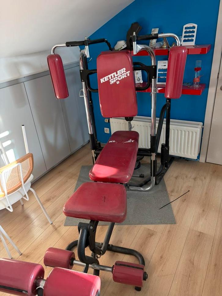 Équipement de fitness Kettler, ensemble de gym à domicile, Sports & Fitness, Appareils de fitness, Comme neuf, Vélo d'appartement