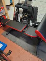 Fitness bank Marbo Sports + preacher curl + leg extensions, Sport en Fitness, Ophalen, Zo goed als nieuw, Fitnessbank