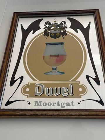 Authentieke vintage DUVEL reclame spiegel beschikbaar voor biedingen