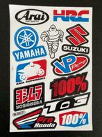 Arai HRC Yoshimura 100% Michelin stickervel motor helm, Ophalen of Verzenden