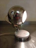 Space Age vintage chromen metalen oogbollamp, Antiek en Kunst, Ophalen