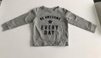 Pull gris avec texte de perles noires taille 104, Enfants & Bébés, Vêtements enfant | Taille 104, Enlèvement ou Envoi, Pull ou Veste