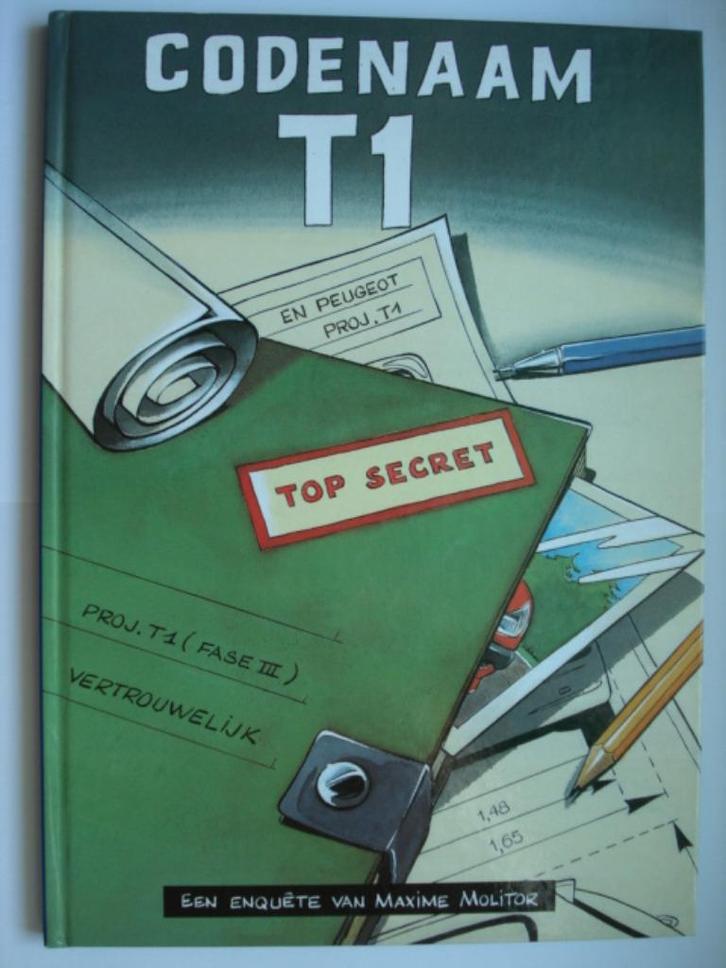 Codenaam T1 Peugeot 206 Maxime Molitor Jean-Luc Delvaux Geof, Boeken, Stripverhalen, Zo goed als nieuw, Eén stripboek, Verzenden