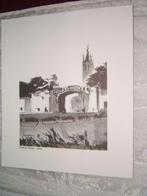 Tekening van Rijselsepoort in Ieper 1900 - 1944, Antiek en Kunst, Kunst | Etsen en Gravures, Ophalen of Verzenden