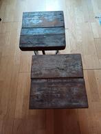 Mooie authentieke bijzettafeltjes, Ophalen, Zo goed als nieuw