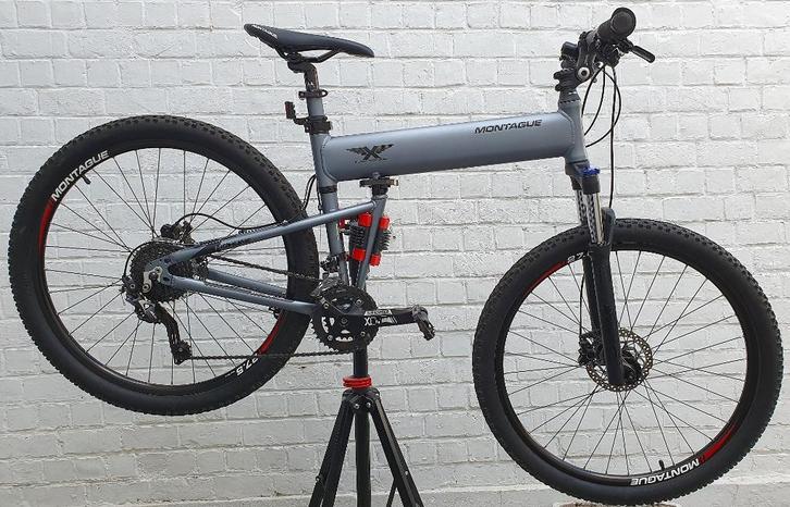 Opvouwbare mountainbike, Fietsen en Brommers, Fietsen | Vouwfietsen, Gebruikt, Heren, Overige merken, 20 inch of meer, Totaal opvouwbaar