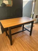 Hoge Houten Eettafel, Ophalen of Verzenden, Zo goed als nieuw
