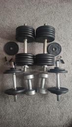 Lot gewichten / dumbells Decathlon / Domyos, Sport en Fitness, Ophalen