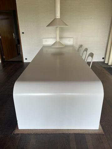 Vintage design tafel - jaren 70 - 10 pers beschikbaar voor biedingen