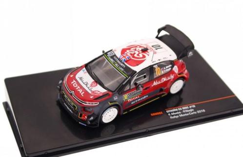 1:43 Ixo RAM662 Citroën C3 WRC 4th on 86th Monte-Carlo 2018, Hobby & Loisirs créatifs, Voitures miniatures | 1:43, Neuf, Voiture