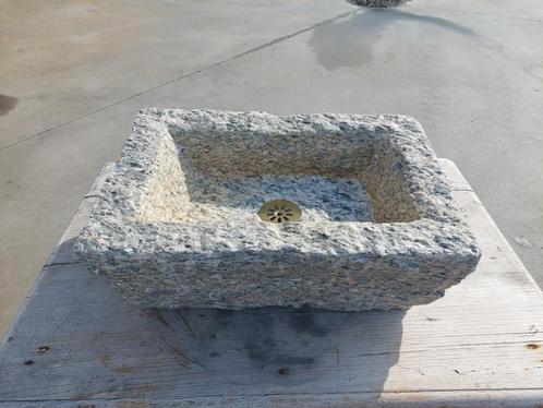 antiek granieten, hardstenen handwasbakje, Doe-het-zelf en Bouw, Sanitair, Toilet, Steen, Ophalen of Verzenden
