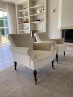2 identieke Fauteuils 450€ voor de twee., Huis en Inrichting, Fauteuils, Ophalen, Gebruikt, Cottage, 50 tot 75 cm