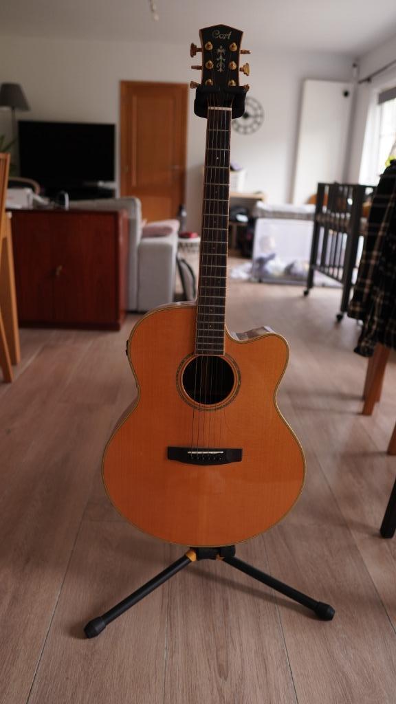 Cort Custom Shop — electro folk — Fishman Prefix, Muziek en Instrumenten, Snaarinstrumenten | Gitaren | Akoestisch, Zo goed als nieuw