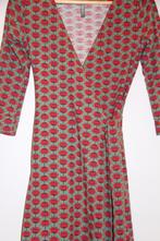 Robe portefeuille verte fleurie taille S, Ophalen of Verzenden, Maat 36 (S), Groen, Gedragen