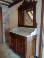 Dressoir met marmer en spiegel, Antiek en Kunst, Antiek | Meubels | Bedden, Ophalen