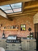 Buitenkeuken met gas bbq en kookplaat van boretti, Tuin en Terras, Ophalen, Zo goed als nieuw, Gas