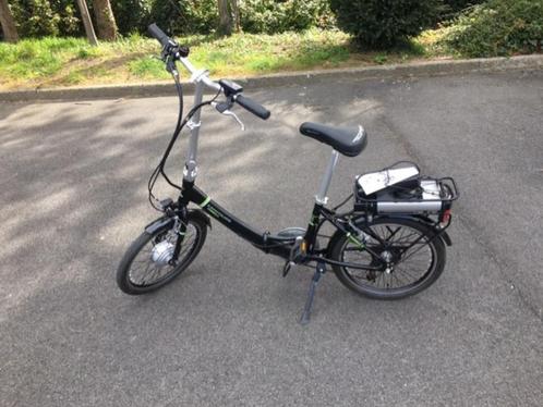 20p opvouwbare elektrische fiets 3 niveaus elec+ 6 snelheden, Fietsen en Brommers, Elektrische fietsen, Zo goed als nieuw, 50 km per accu of meer